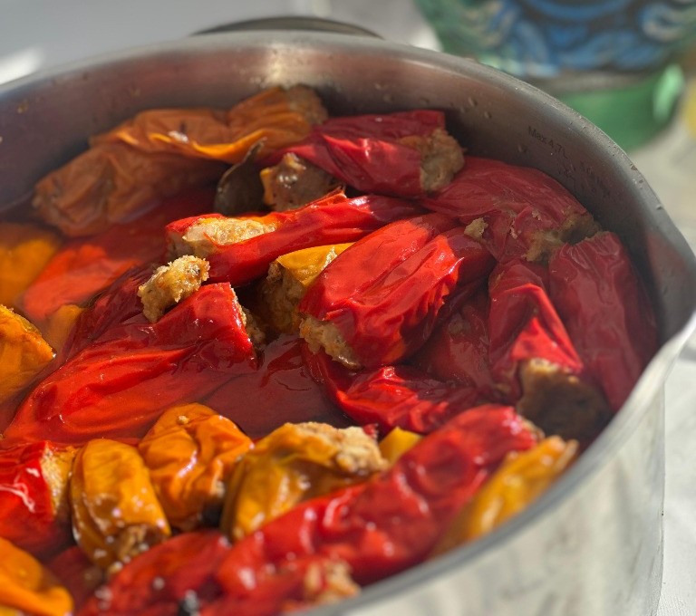 Bulgarian Stuffed Peppers